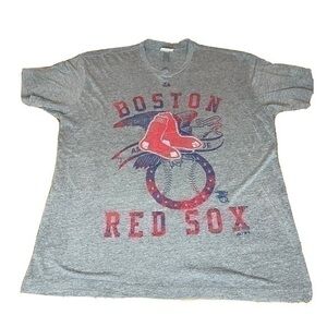 Vintage Gray Red Sox Short Sleeve Tee